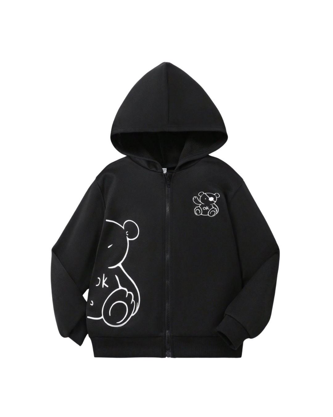 BLACK FLEECE HOODIE
