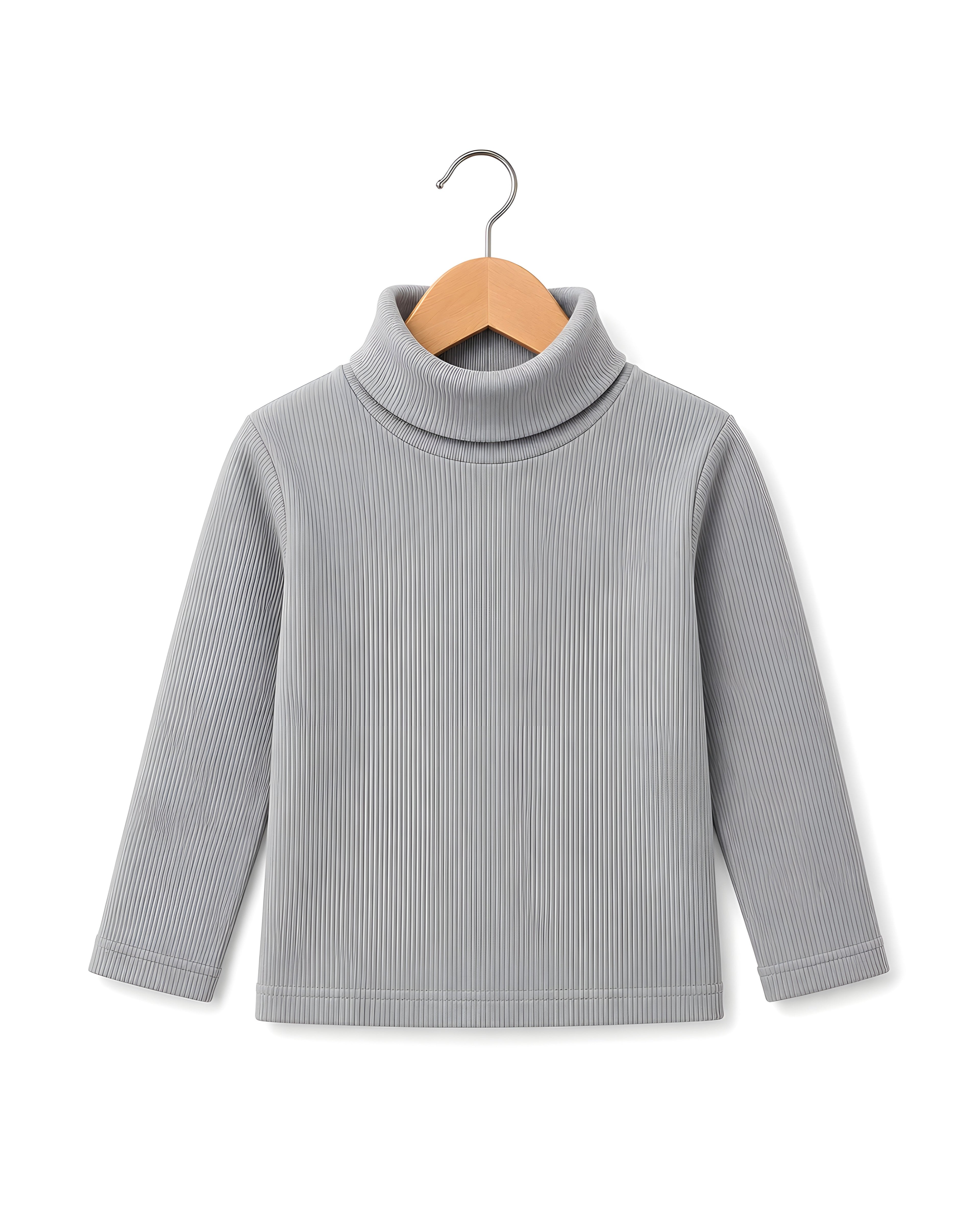 GREY HIGH NECK (COTTON)