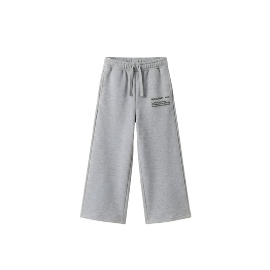 GREY FLEECE TROUSERS